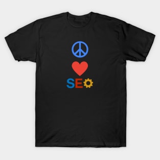 Peace Love SEO T-Shirt